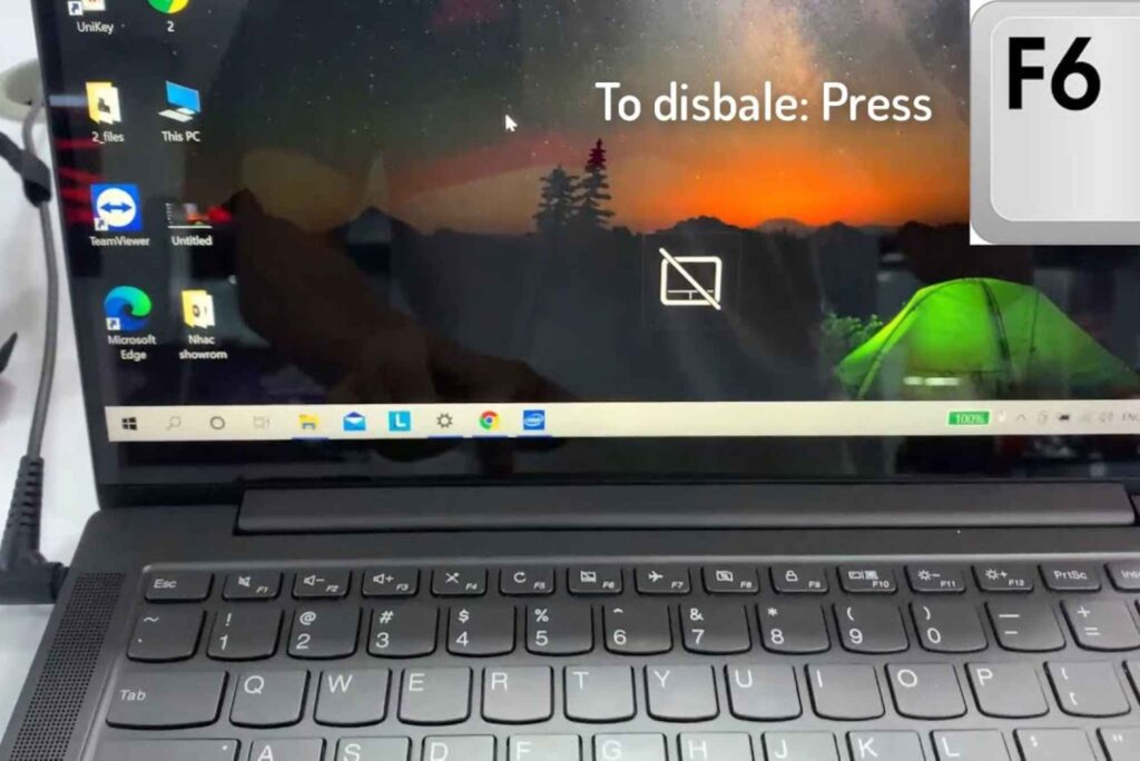 Touchpad on Lenovo Laptop