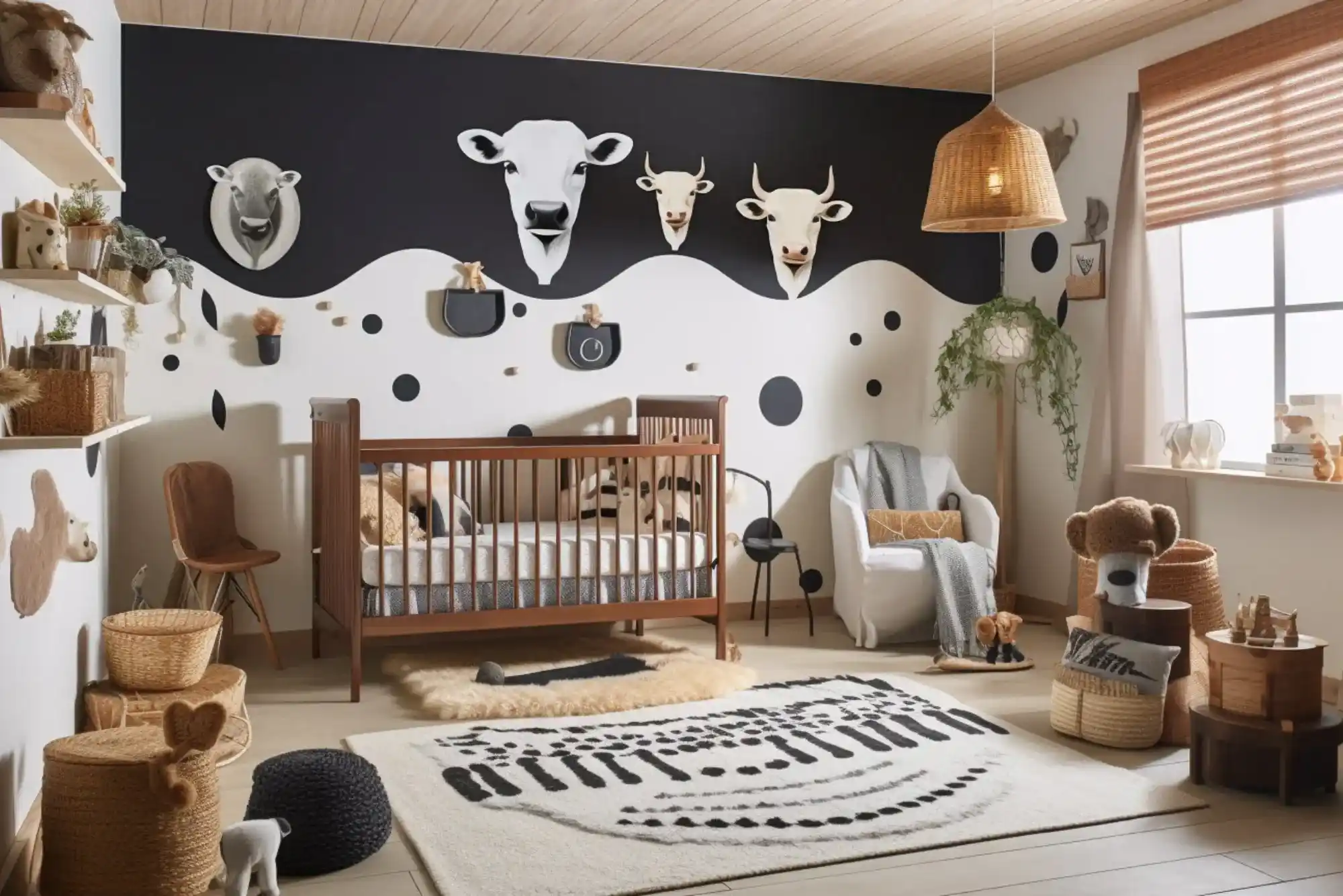 Cow Curtains for Your Kitchen