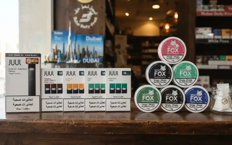 Genuine JUUL Dubai Stock and White Fox Nicotine Pouches
